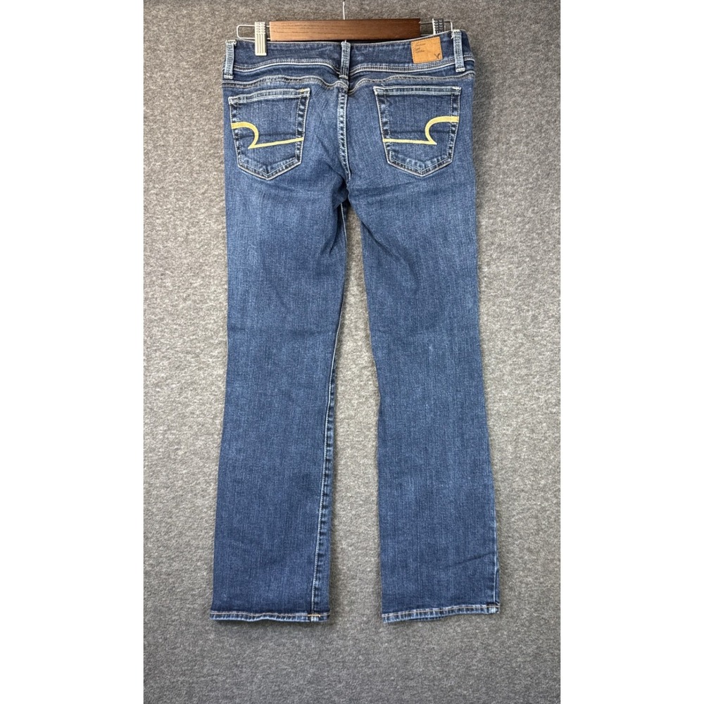 American Eagle Slim Boot Jeans Womens Size 2 Cowgirl Stretch Low Rise Country - Picture 6 of 13